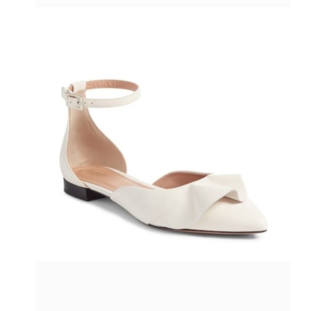 Lewit D'Orsay Pointed Toe Ballet Flats, Size 37 (US 6.5)